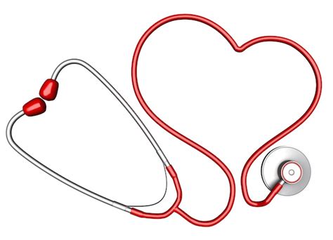 Premium Photo Heart Shaped Stethoscope