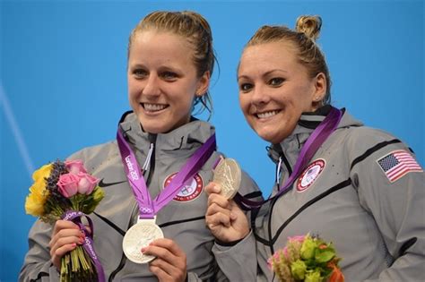 Us Silver Medalists Abigail Johnston And Kelci Bryant Pose On The