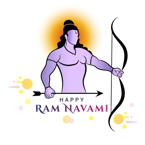 Ram Navami Vector Png Images Ram Navami Greeting With Lord