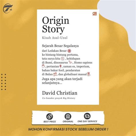 Jual Origin Story Kisah Asal Usul David Christian Di Seller Togamas