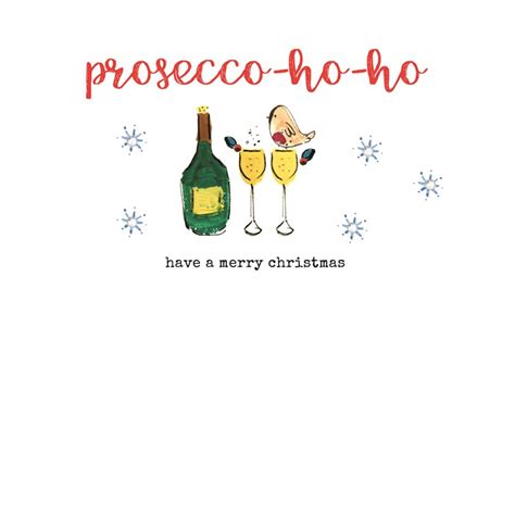 Cards Prosecco Christmas Card Laura Sherratt Designs Ltd