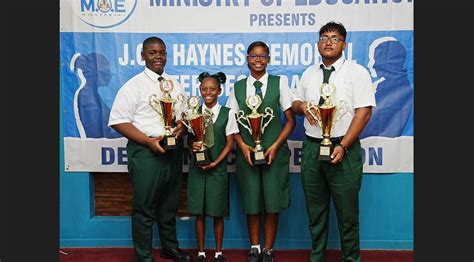 West Demerara Secondary School Emerges As The Winner Of The Jof