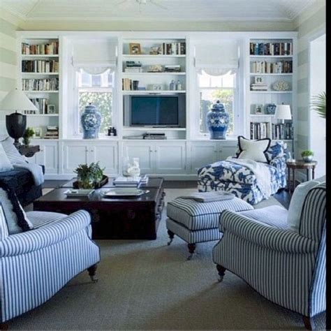 40 Amazing Blue Living Room Design Ideas Country Living Room Design