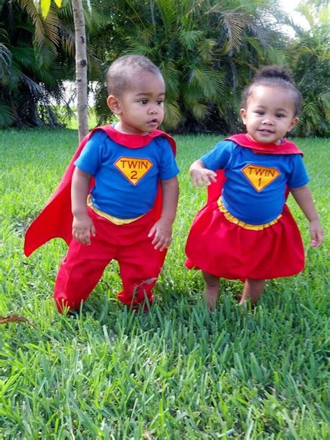 Halloween Costume Super Twins Boy And Girl Costumes