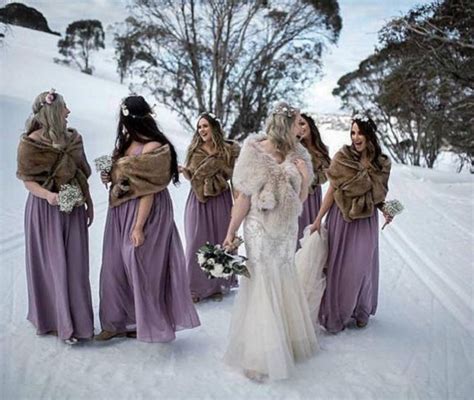 Colors Wedding Purple And Lavender Winter Wonderland Wedding Purple Bridesmaid Dresses