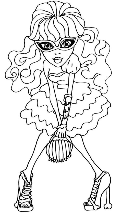 Ghoulia Yelps Monster High Coloring Page | Coloring Pages of Epicness