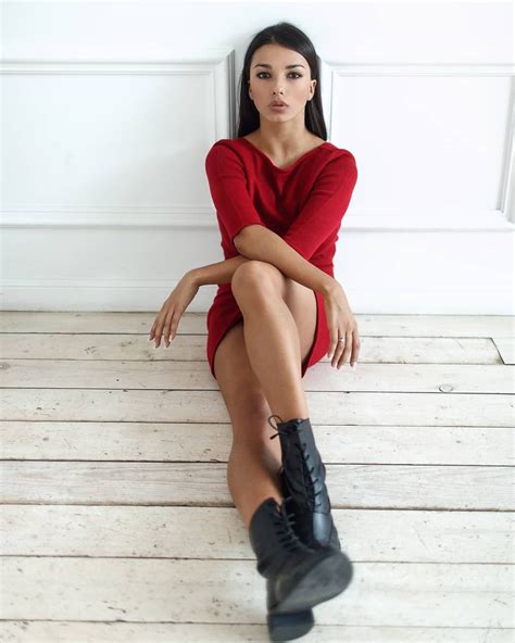 Knee Boots Over Knee Boot Wearing Red Sweater Dress Pretty