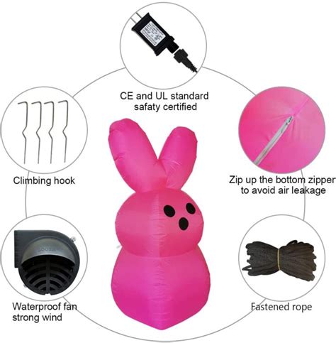 You Can Get A Giant Inflatable Peeps Bunny For Your Yard And Ill Take Two