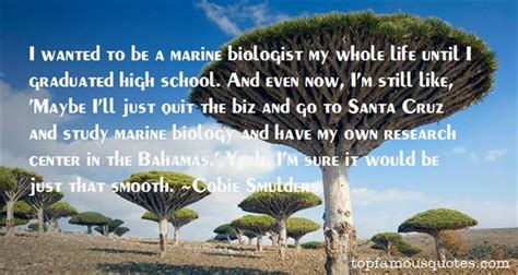 Welcome to the marine biology community! Marine Biology Quotes: best 4 famous quotes about Marine Biology