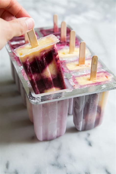 Swirled Cherry Pineapple Popsicles The Little Epicurean