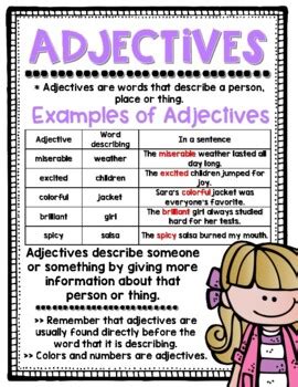 Adjectives Comparative Superlative Anchor Chart Tpt The Best