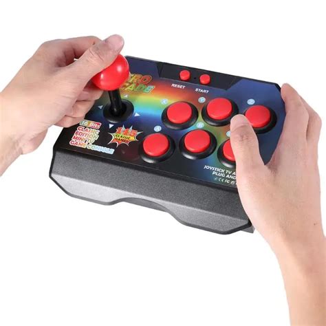 Retro Arcade Game Joystick Game Controller Av Plug Gamepad Console With
