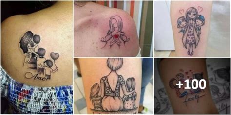 Tatuajes De Madres Para Hijos Las Mejores 100 Ideas Para La Piel Y El