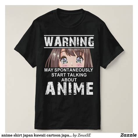 Anime Shirt Japan Kawaii Cartoon Japanese Manga Zazzle In 2023