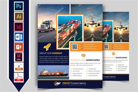 Freight Transport Agency Flyer Vol 2 Creative Flyer Templates