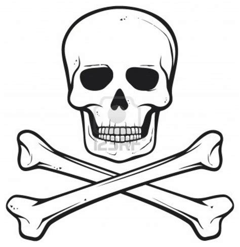 Download High Quality Skull And Crossbones Clipart Old School Pirate