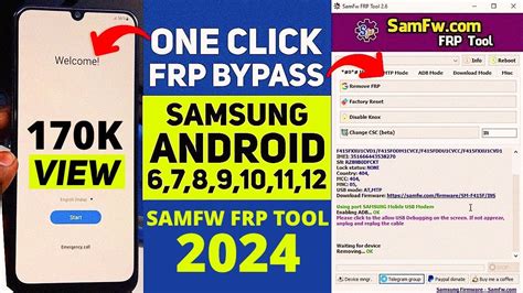 Samfw Frp Tool Bypass Samsung Frp Lock In One Click Youtube