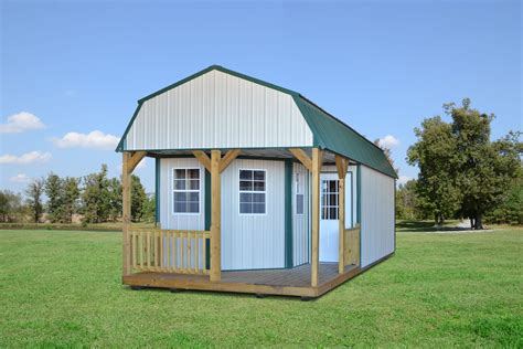 Z Metal Deluxe Lofted Barn Cabin Derksen Portable Buildings