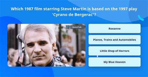 Which 1987 Film Starring Steve Trivia Questions Quizzclub