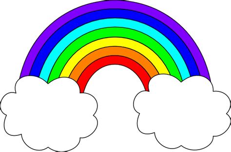 Rainbow with Clouds Clip Art | rainbow with clouds clip art | Rainbow clipart, Clip art, Rainbow ...