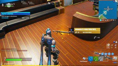 Fortnite Meowscles Peow Peow Rifle Stats And Location Cultured Vultures