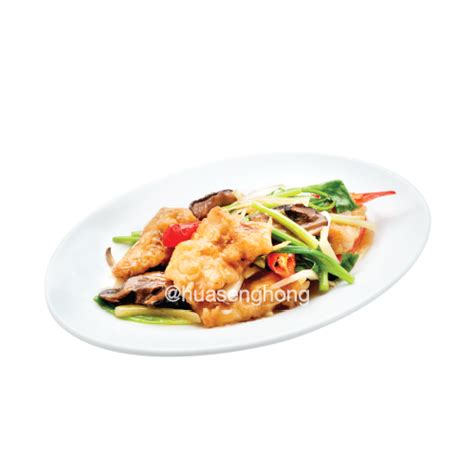 ฮั่วเซ่งฮง Hua Seng Hong Stir Fried Sea Bass Meat With Celery And Pickles