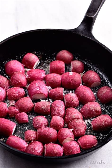 Butter Roasted Radishes Recipe Add A Pinch