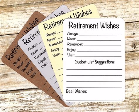 Retirement Wishes Advice For Retirementbucket List