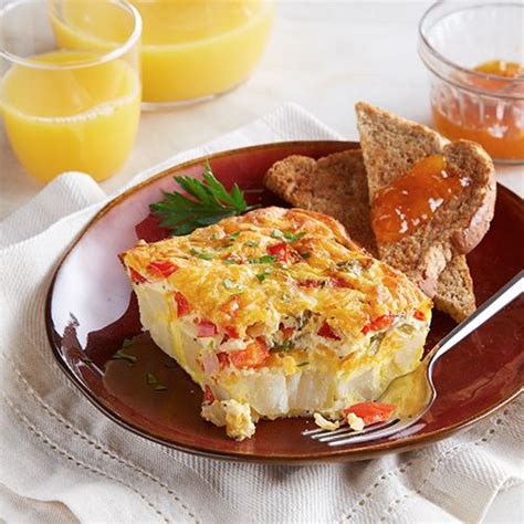 I love eggs and pretty much any combination of eggs, cheese, breakfast i make this at home and the family loves it, but instead of bacon….i used little bits of ham and instead of the scallions on top…i. Potato O'Brien Breakfast Bake - Fry's Food Stores | Recipe ...