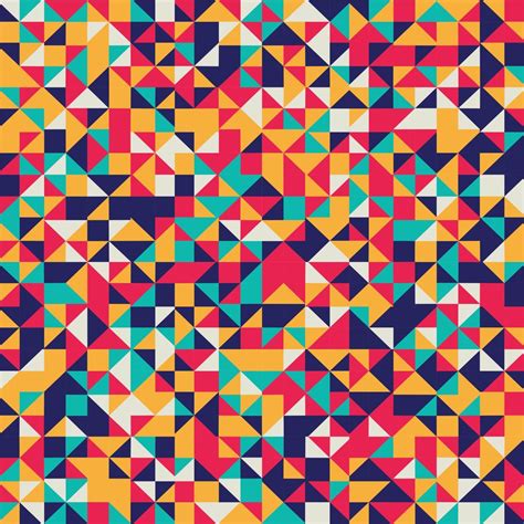 Abstract Colorful Geometric Mosaic Background Geometric Background