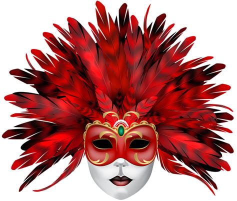 Carnival Mask Red Png Clip Art Masque Carnaval Carnaval Note De Musique