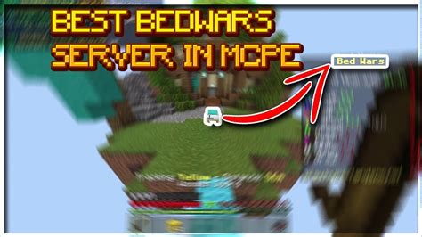 The Best Bedwars Server Ever In Mcpe Youtube