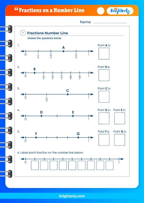 Fractions On A Number Line Worksheet Top Teaching Materials