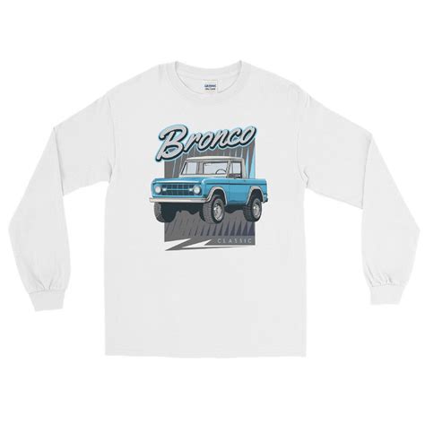 Mens Classic Ford Bronco T Shirt Original 4x4 Truck Mens Etsy