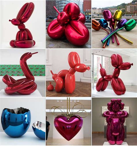 The advantages of stainless steel. Modern Outdoor Stainless steel red metal balloon dog ...