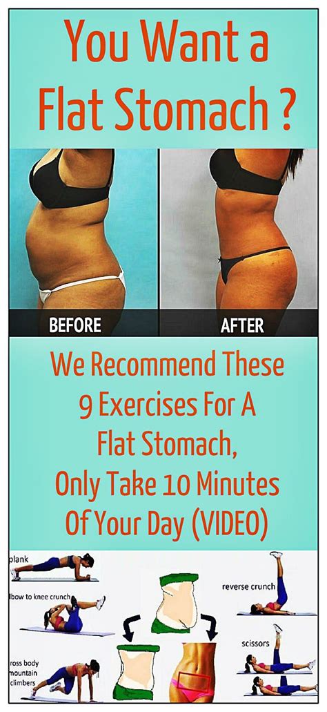 You Want A Flat Stomach We Recommend These 9 Exercises To