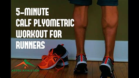 5 Minute Calf Plyometric Workout For Runners Youtube