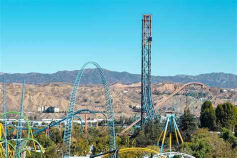 Six Flags Magic Mountain Full Throttle Layout