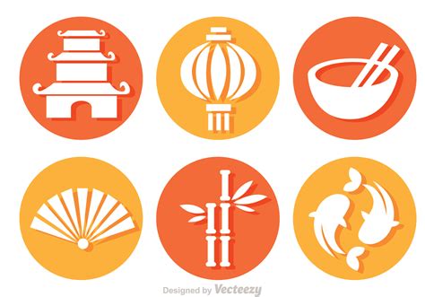 Chinese Culture Circle Vector 94915 Vector Art At Vecteezy