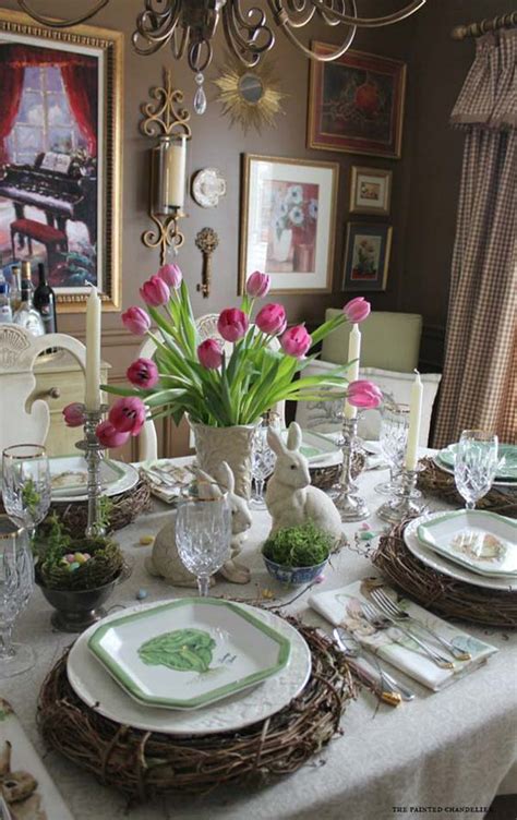 Top 47 Lovely And Easy To Make Easter Tablescapes