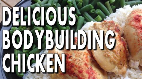High Protein Bodybuilding Baked Chicken Recipe Youtube