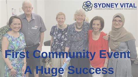 First Community Event A Huge Success Sydney Vital