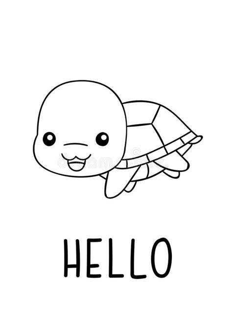 Posted on march 17, 2016 by whatworksinfamilysupport. kawaii turtle coloring page - Google Search in 2020 ...
