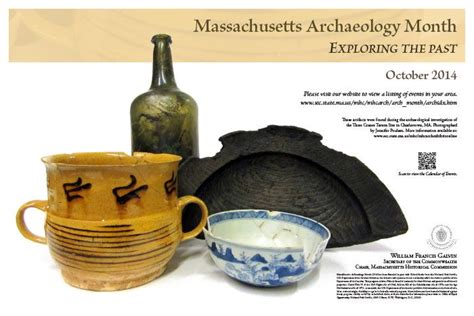 Mhc Massachusetts Archaeology Month October 2022 Archaeology Massachusetts Months