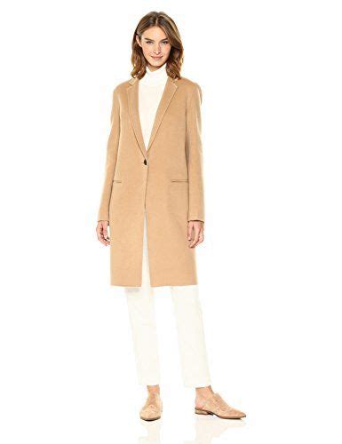 Theory Womens Essential Coat Df Outerwear Palomino S T Stay Warm