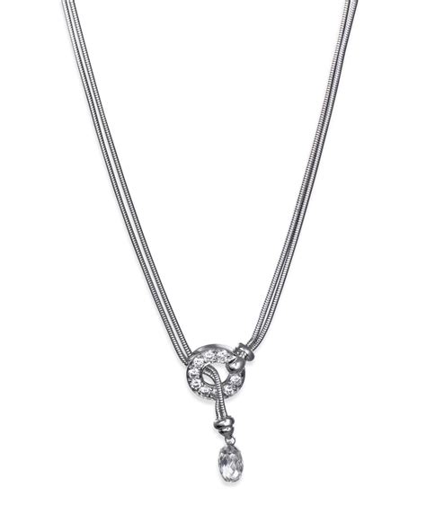 Briolette Diamond Lariat Necklace Turgeon Raine