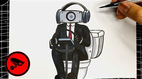 Como Dibujar A Speakerman Manejando De Skibidi Toilet 📺 Drawing Skibidi Toilet Speakerman