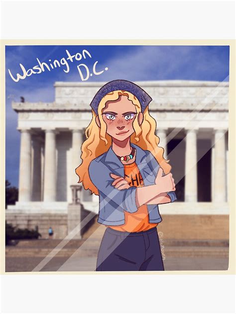 Annabeth Chase Pjo Sticker By Littlemoomm Redbubble