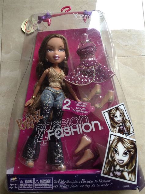 bratz passion fashion dolls yasmin brunette complete outfits new in box collectible t toy