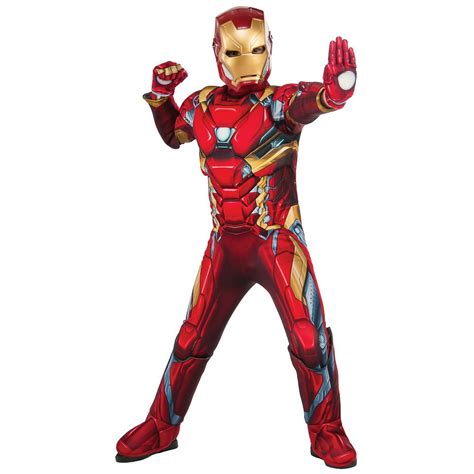 Deluxe Iron Man Kids Costume Large